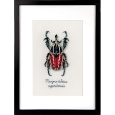 Broderikit Räknade Korsstygn Red Beetle 12 x 18 cm Vervaco