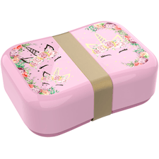 Unicorn Flowers Matlåda 18x13x6cm