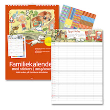 Familiekalender 19/20 Måned GRIEG med Stickers