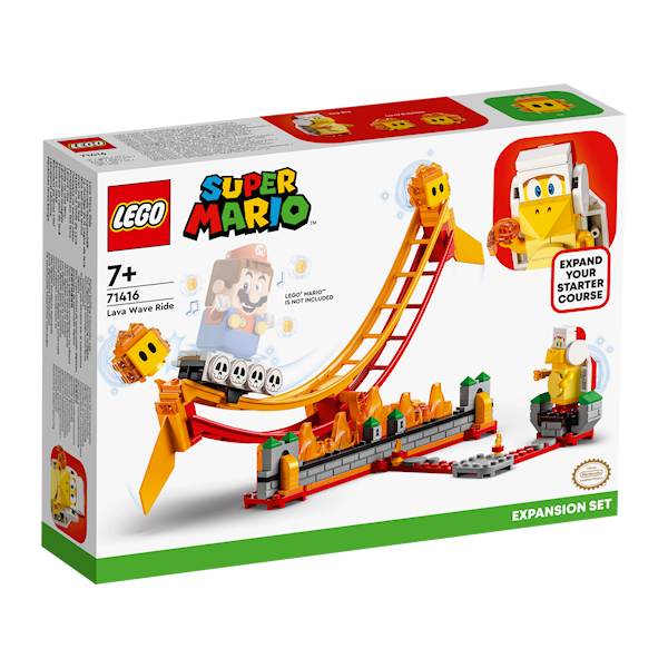 Åktur på lavavågen – Expansionsset LEGO® Super Mario (71416)