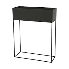 Planteringslåda på stativ 55x20x70cm Grå