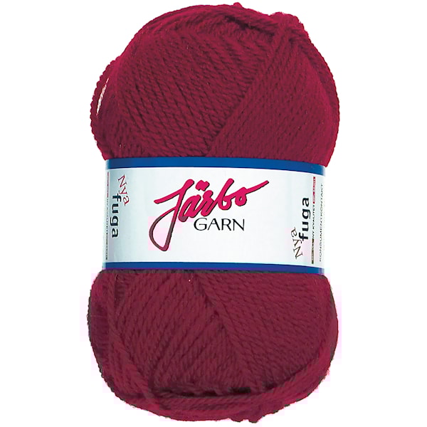 Fuga Garn Ullmix 50g Vinröd (60124)