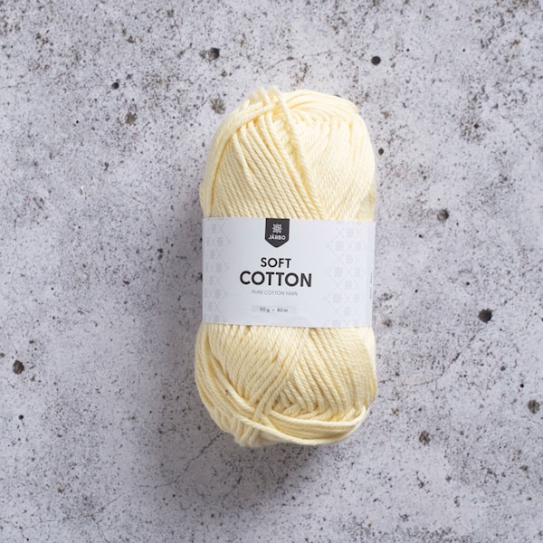 Soft Cotton 50 g Pastel Yellow Järbo