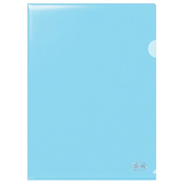 Plastmappe A4 blå