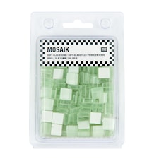 Mosaiikkilaatta, lasi, roosa, 10 x 10 mm