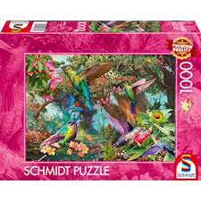 Palapeli Hummingbirds in a burst of colour 1000 palaa Schmidt