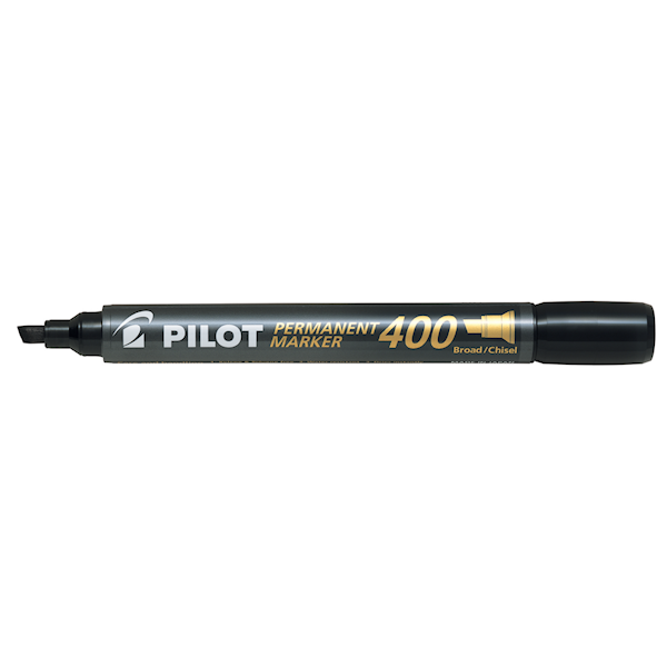 Merkepenn Permanent Skrå 400 Svart Pilot