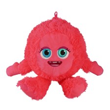 Fuzzy Monster Lekboll 30 cm Rosa