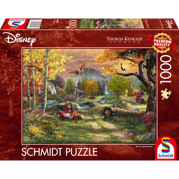 Disney, Fox And Hound Pussel 1000 Bitar, Schmidt