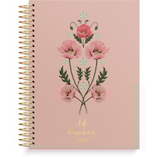 Kalender Life Organizer 2026 C5 Blomster Burde