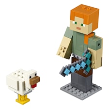 Minecraft BigFig Alex med kyckling, LEGO Minecraft (21149)