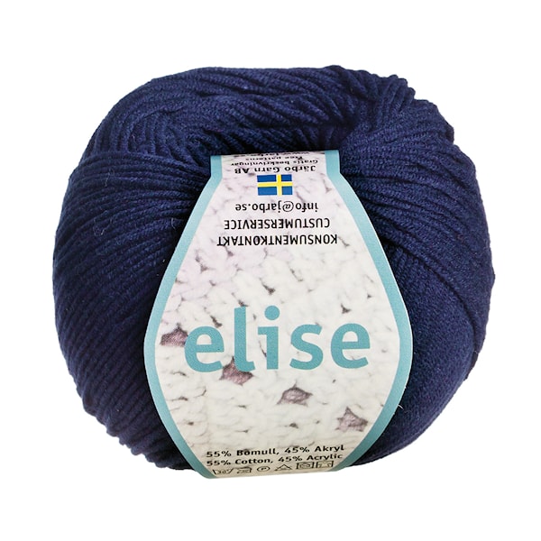 Elise Garn Bomullsmix 50g Marin (69220)
