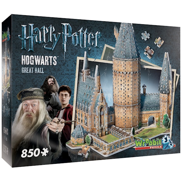 Wrebbit 3D Harry Potter - Hogwarts Great Hall (850) 3D Puslespill