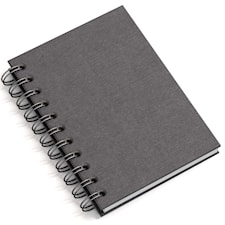 Muistikirja A6 Viivaton Musta 90 Sivua Bigso Box of Sweden