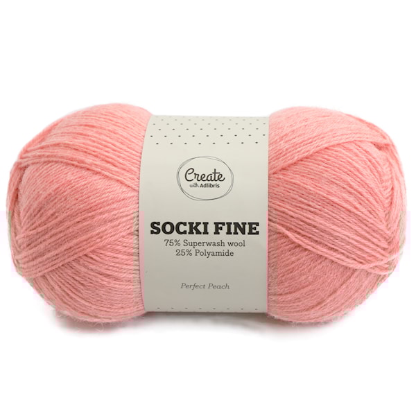 Adlibris Socki Fine 100g Perfect Peach A152