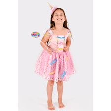 Godisklänning med accessoarer 110-116 cl Den goda fen