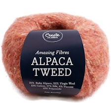 Adlibris, Alpacka Tweed, 50 g, Pale Rosehip A742