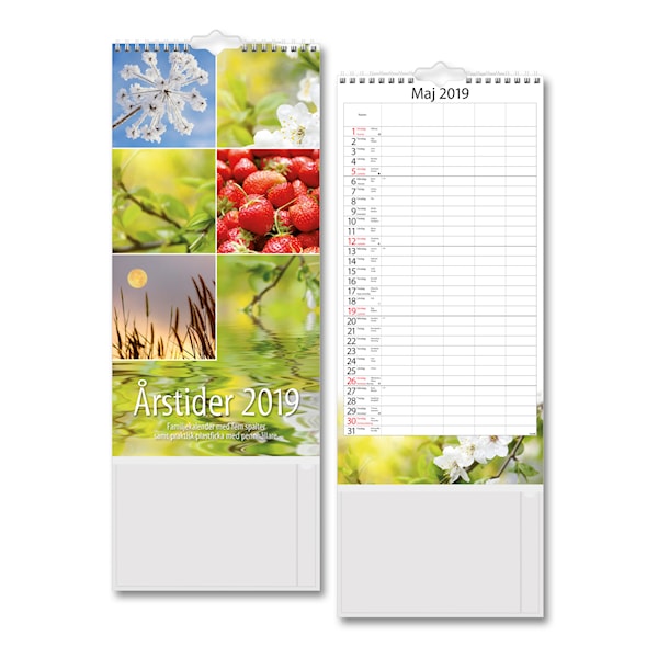 Familjekalender 2019 Burde Årstider