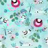 Presentpapper Pandor bredd 50 cm x 100 m