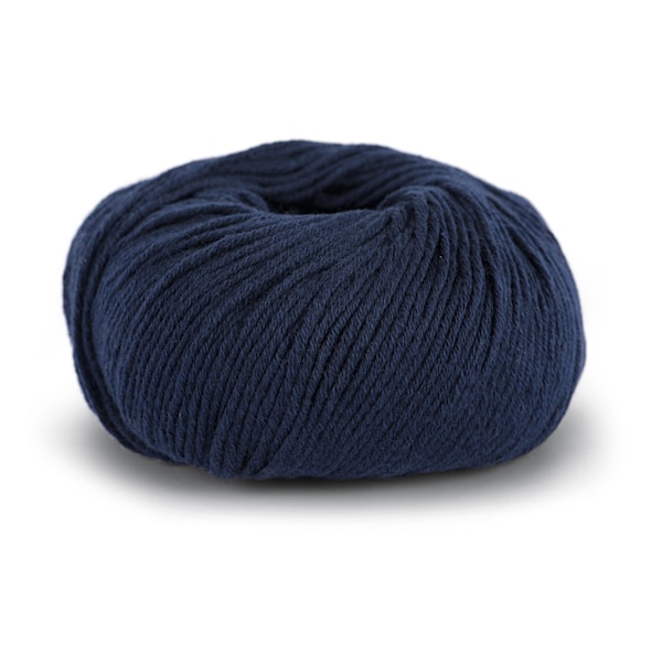 Knit At Home Classic Cotton Merino Ullmix 50 g Marine 827