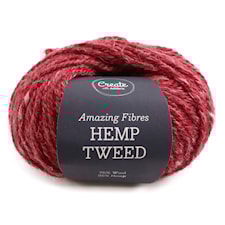 Adlibris, Hemp Tweed, 50 g, Raspberry A483