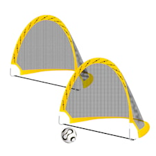 Sammenleggbare fotballmål 2 stk.