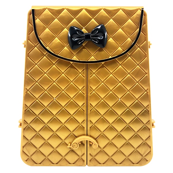 Shimmer N Sparkle Cosmetic Backpack Gold