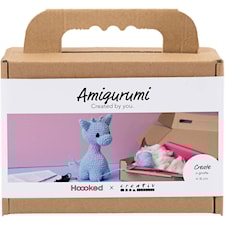 DIY Kit Amigurumi Giraff ljusblå 1 förp
