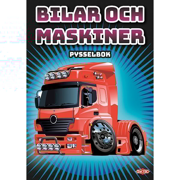 Pysselbok Bilar och Maskiner Tactic