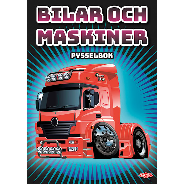 Pysselbok Bilar och Maskiner Tactic