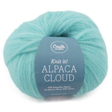 Adlibris Alpaca Cloud, 50 g, Caribbean Blue A268