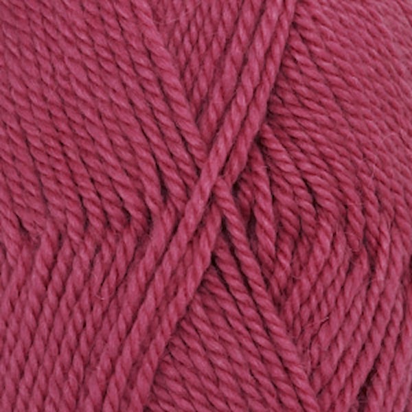 Drops, Nepal Uni Colour, Garn, Ullmiks, 50 g, Bringebær rose 8910