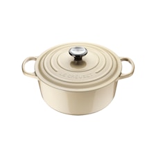 Le Creuset Signature Gryta Rund 4.2 L Creme