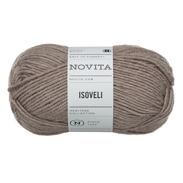 Isoveli Garn Ullmiks 100 g Bark 673 Novita