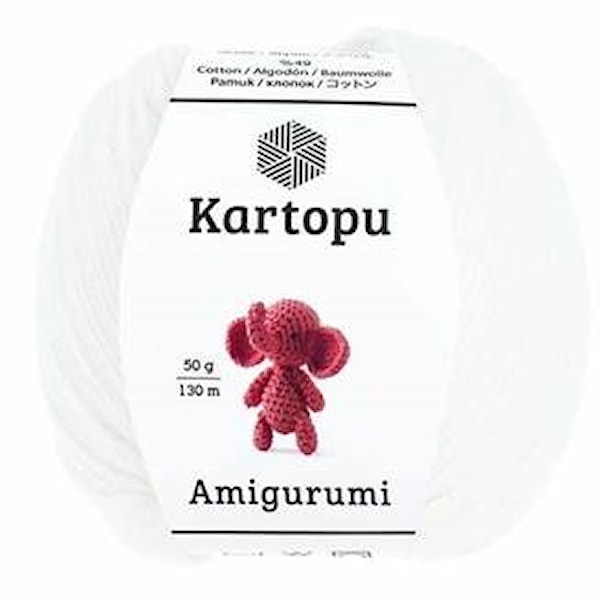 Kartopu Amigurumi 50g White K010