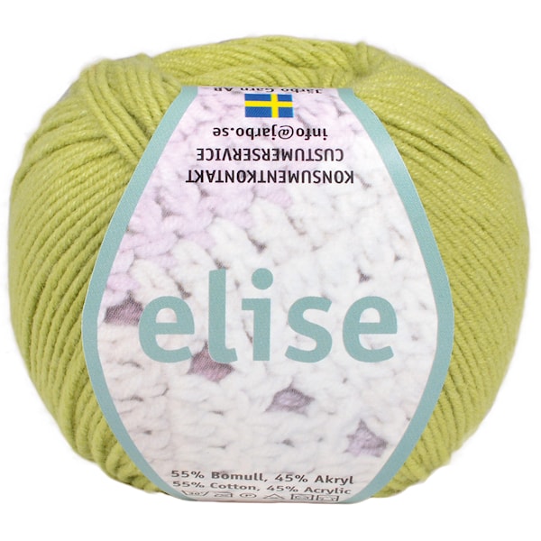 Elise Garn Bomullsmix 50g Lindblomsgrønn (69222)