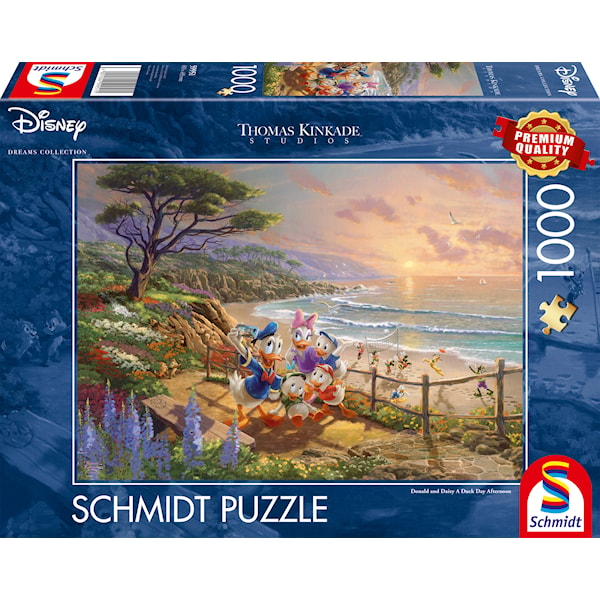 Disney Donald & Daisy Thomas Kinkade Pussel 1000 bitar Schmidt