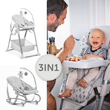 Sit N Relax 3in1 Nordic Grey Hauck