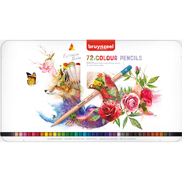 Fargeblyant Bruynzeel Sett 72Stk