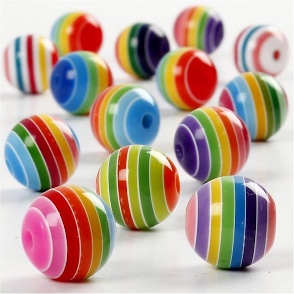 Creativ Company Beads Rainbow Multi Mix