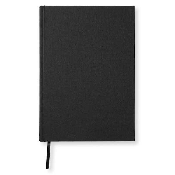 Paperstyle Anteckningsbok A5 Linjerad Black Textil 128p