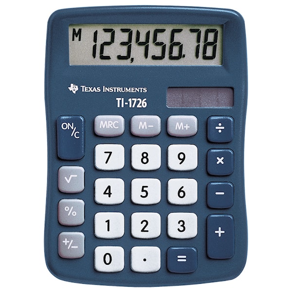 Texas Instruments TI-1726 - pocket calculator