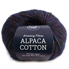Adlibris Alpaca Cotton 50g Navy Twist A698