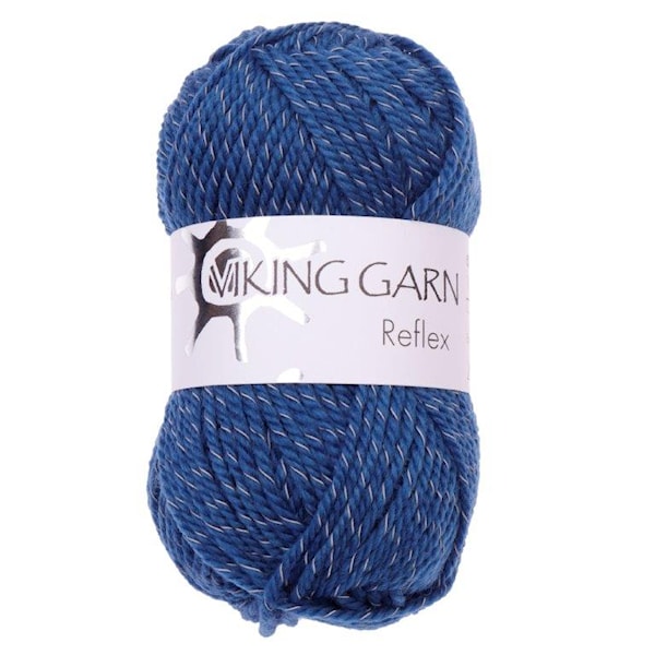 Viking of Norway Reflex Garn Ullmix 50g Mörkblå 427
