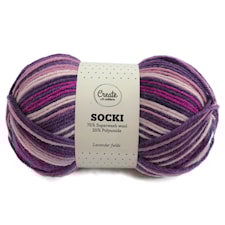 Socki Garn Ullmix 100 g Lavender Fields B025 Adlibris