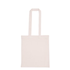 Kangaskassi, pitkät hihnat, luonnonvärinen 38/ 42 cm U. 38 cm