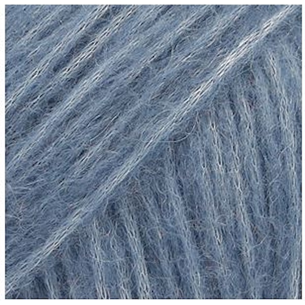 Air Uni Colour Garn Alpackamix 50 g jeansblå 17 Drops