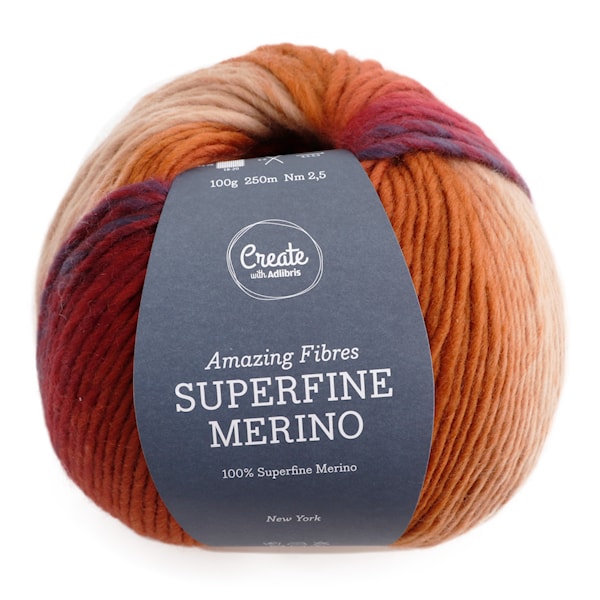 Adlibris Superfine Merino 100g New York B144