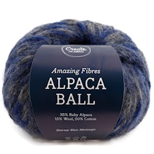 Adlibris, Alpacka Ball, 50 g, Blue Melange A707