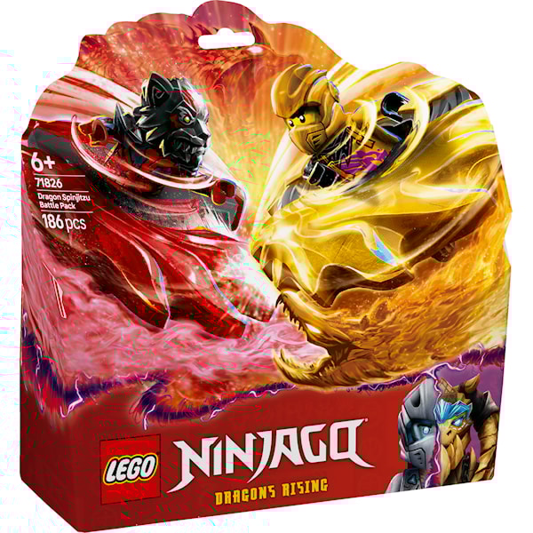 Stridspakke med Spinjitzu-dragespinnere LEGO® Ninjago (71826)